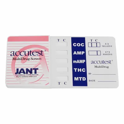 ACCUTEST Urine Drug Test Kit 25 Tests, THC, No Reagents Required, DS74AC425 - Drug Testing Kits
