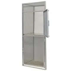 This HALLOWELL add-on unit expands existing expanded metal bulk storage lockers. It measures 36 x 60 x 90 inches, is 2 tiers and 1 unit wide, and includes one front panel with door. The padlock hasp provides security for stored items. Typical applications include warehouses, manufacturing plants, and distribution centers requiring modular, ventilated storage.