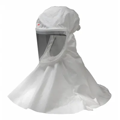 3M Hood with Shoulder Coverage: Versaflo, Hood, PAPR System/SAR System, S/M Headgear Size - 3M General Purpose Headgear