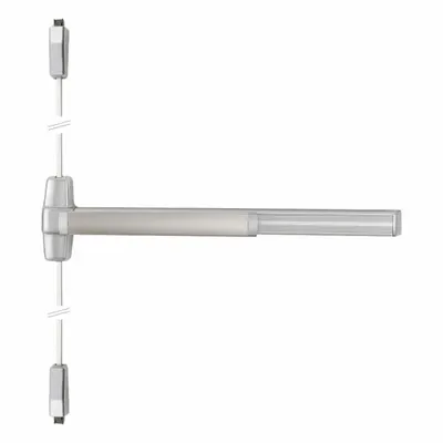 VON DUPRIN Exit Device: Chrome (MPN QEL9927TL-F 3 26D) - Surface Vertical Rod Push Bars