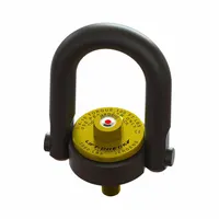 JERGENS Hoist Ring: Pivot/Swivel, w/Indicator, 1"-8, Max. 10,000 lb, Lifting/Pulling (MPN 23525LC)