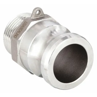 USA INDUSTRIALS Type F Stainless Steel Cam & Groove Adapter - Type F Stainless Steel Cam & Groove Fittings