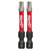 MILWAUKEE Power Bit: Power Bit, T30 Bit Size, Imperial, Torx® Head, T30 Bit Industry Size, Std, 2 PK (MPN 48-32-4914)