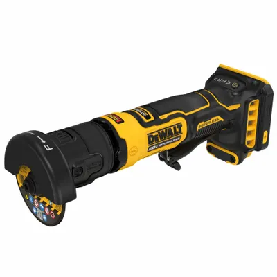 DEWALT Cut-Off Tool: 3 in Wheel Dia, Paddle, Brushless Motor, 20V DC, In-Line - DEWALT Cordless Cut-Off Tools