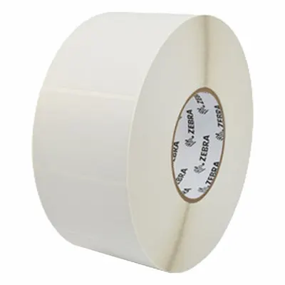 ZEBRA Barcode Printer Labels: 3 in Label Wd, 2 in Label Ht, White, 3 in Core Dia. - Industrial Direct Thermal Labels