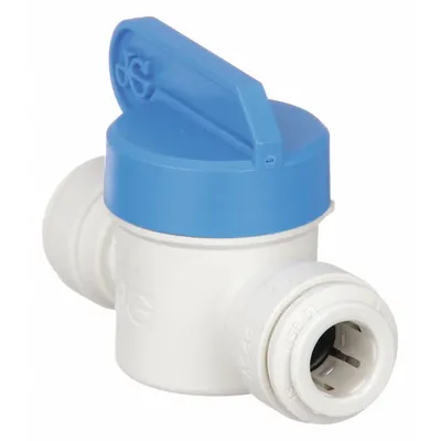 JOHN GUEST PPSV-041212-W NSF 51 Compliant Polypropylene Ball Valve - NSF 51 Compliant Polypropylene Ball Valves
