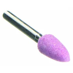 Aluminum Oxide Abrasive Point, Cone, 1/4 in Head Width, 5/8 in Head Length, Single Piece