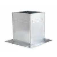 Roof Curb: Fixed Ventilated Curbs, Square Curb, 29 x 29 in Inside Dim, Mfr Part # 4HX58