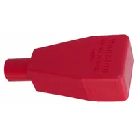 QUICKCABLE Straight Clamp Terminal Protector: 1 to 2 AWG, Red, Clamp, PVC (MPN 5723-360-005R)