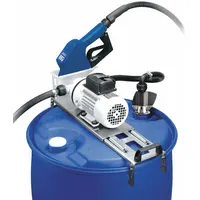 PIUSI Electric Drum Pump: 120 V AC, 2/3 hp HP, Nylon, 9 gpm Max. Flow Rate, 1 in BSP (MPN F00201A4G)