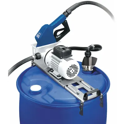 PIUSI Electric Drum Pump: 120 V AC, 2/3 hp HP, Nylon, 9 gpm Max. Flow Rate - Drum-Mount DEF Dispensing Pump Systems
