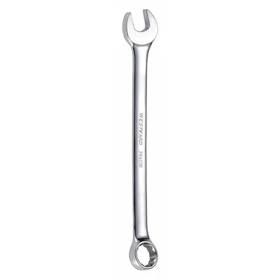 WESTWARD Combination Wrench: Alloy Steel, Chrome, 1 1/8 in Head Size, 15 3/4 in Overall Lg - SAE 12-Point Combination Wrenches