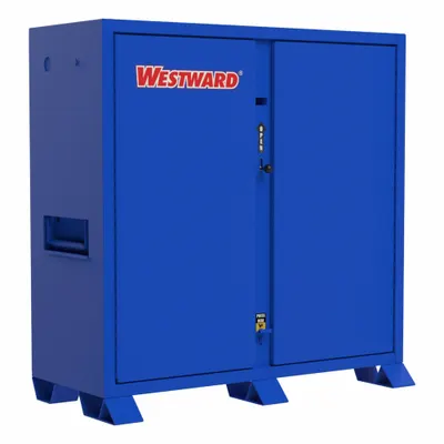 WESTWARD Jobsite Cabinet: 60 1/16 in W x 24 1/8 in D x 60 3/4 in H, 47.5 cu ft - Jobsite Cabinets
