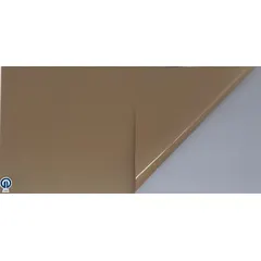 Clear vinyl shim stock sheet, ungraded plain type, 0.05 in thick, 10 in wide, 20 in long. Width and length tolerance ±0.0625 in, thickness tolerance ±5%. Used for alignment, gap filling, and spacing in industrial assemblies, machinery, tooling, and fixture setups.