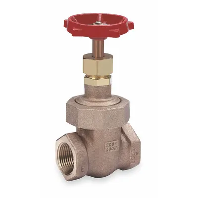 MILWAUKEE VALVE Gate Valve: 2 in, Bronze, Non-Rising, FNPT x FNPT - Non-Rising Stem Bronze General Purpose Gate Valves