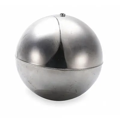 NAUGATUCK Stainless Steel Threaded Float, 3/8"-16 Internal Thread, Cylindrical - Stainless Steel Threaded Floats