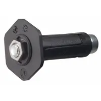 APPROVED VENDOR Bolt-Hole Caster Expanding Mounting Stem: 2 1/2 in Stem Lg, Carbon Steel, Round (MPN ER05)