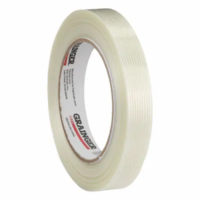 OEM Light-Duty Strapping Tape, 3/4 in x 60 yd, Clear, 48 PK