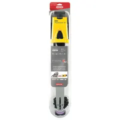 This set includes a chain, bar, and sharpener for maintaining chain saws. The chain has a 3/8 in pitch, 0.5 in gauge, and 62 drive links. It is designed for use with an 18 in bar length and is compatible with Poulan chain saws. Suitable for cutting wood in forestry, landscaping, and tree care.