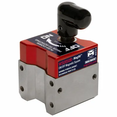 MAG-MATE Magnetic Welding Square: 90° - Switchable Magnetic Welding Squares