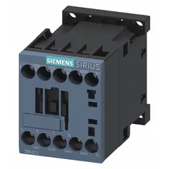 Combination DIN-rail and surface-mounted control relay with 3 normally open and 1 normally closed contacts rated at 10 A. Coil voltage is 120V AC. Suitable for switching and controlling industrial circuits in motor control centers, conveyor systems, and automation panels.