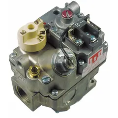 The Robertshaw 700-515 is a gas valve designed for use in HVACR systems as a replacement component. It controls gas flow to burners in furnaces, boilers, and commercial heating equipment, ensuring regulated gas delivery for combustion.