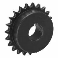 TSUBAKI Single Strand Sprocket: 40, For 1/2 in Chain Pitch, 1 1/8 in Bore Dia, 23 Teeth, Steel (MPN 40B23F-1B)
