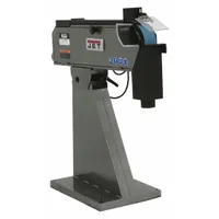 JET Belt Grinder: For Metal, 220 V, Three-Phase, 4 hp, 3 in Belt Wd, 79 in Belt Lg, Floor Standing (MPN 414615)