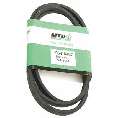 MTD V-Belt: Mfr Part # 954-0467A - Lawn Mower Parts & Accessories