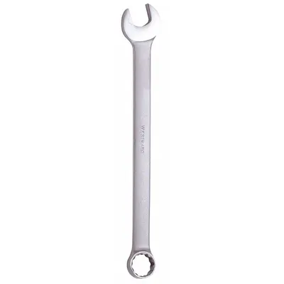 WESTWARD Combination Wrench: Alloy Steel, Satin, 19 mm Head Size, 9 3/4 in Overall Lg - Metric 12-Point Combination Wrenches