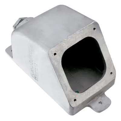 PASS & SEYMOUR PSBB1001W Aluminum Back Box, 100 A, 1.5 in Dead End Hub, Straight - Back Boxes
