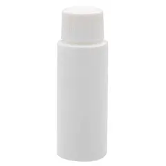HDPE Narrow Mouth Round Lab Bottle, 30 mL, White, 20-410 mm Screw Closure