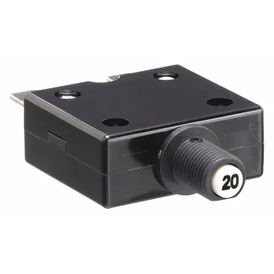 CARLING TECHNOLOGIES CLB-203-27E3N-W-A/20 Push Button Circuit Breaker - Push Button Style, Front Panel-Mount Miniature Circuit Breakers