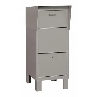 SALSBURY INDUSTRIES Courier Box: Not USPS Master Lock Compliant, 1 Doors, Vertical - Mailboxes for Packages