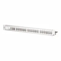METZ CONNECT Patch Panel: Rack, Stainless Steel, 24 Ports, Unequipped (MPN 130921-00-E)