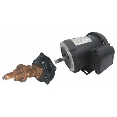 Dayton Rotary Gear Pump: Direct Drive, 1 1/2 hp Horsepower, 230/460V AC, Bronze Body - Direct-Drive Rotary Gear Pumps
