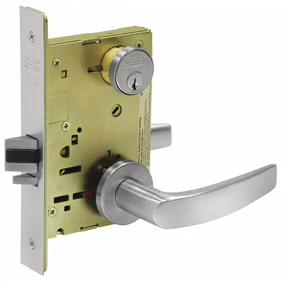 SARGENT Door Lockset: Office Lever Locksets, Chrome