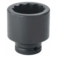 PROTO Impact Socket: 3/4 in Drive Size, Metric, 32 mm Socket Size, 12-Point, Std, Black Oxide (MPN J07532MT)