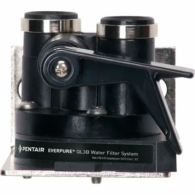 EVERPURE Water Filter Head, 3/8 in NPT, EV925801-75 - Appliance Water Filter Heads