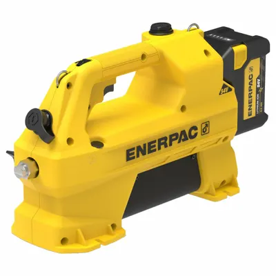 ENERPAC Cordless Pump, 1L, 3/2 Man, 2 Batt - Cordless Electric Hydraulic Pump Units