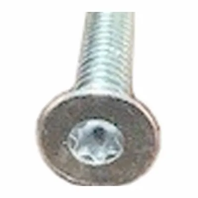 TAMPER PRUF SCREW Machine Screw: #6-32 Thread Size, 1 1/2 in Lg, Steel, Zinc-Plated, Flat - Flat Head Machine Screws