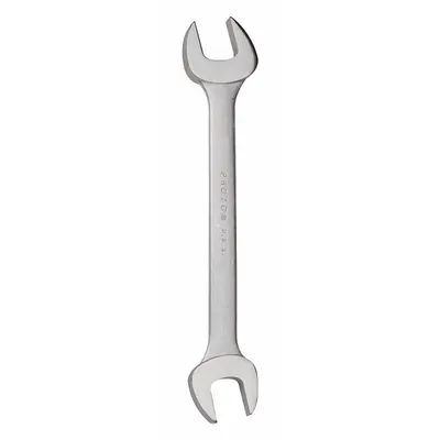 PROTO Open End Wrench: Alloy Steel, Satin, 3/8 in_7/16 in Head Size, 5 3/4 in Overall Lg - SAE, Double End, Open End Wrenches