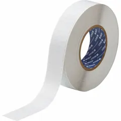 This precut label roll is made of polyimide with a white matte finish, measuring 1/4 in x 1 1/4 in. It is rated for continuous use from -94°F to 572°F and is compatible with the A8500 printer series. Typical applications include high-temperature industrial labeling for circuit boards and component identification.