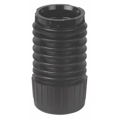 Pole-mount adapter for KombiSIGN 40 modular tower lights. Overall height 3 1/8 inches. Used to mount tower lights onto poles in industrial environments.
