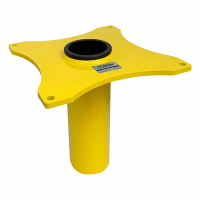 OZ LIFTING PRODUCTS Mounting Base: Socket, 2,500 lb Max Load Capacity, Steel - Socket-Mount Bases
