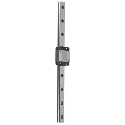 THOMSON Microguide Assembly: 12 mm Rail Wd, 14.57 in Rail Lg, Stainless Steel Rail - Thomson MicroGuide Series Miniature Carriage & Rail Assemblies