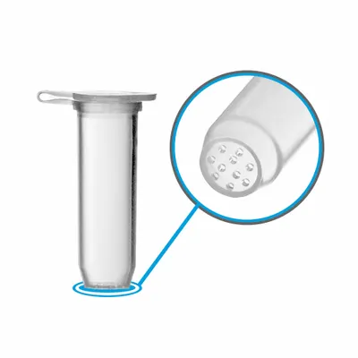OEM Polypropylene Test Tube, 2 mL, Snap Cap, Square Bottom, Colorless - Plastic Test Tubes