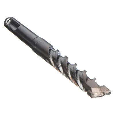 DEWALT Rotary Hammer Drill: 1/4 in Drill Bit Size, 4 in Max Drilling Dp, 6 in Overall Lg - Carbide-Head SDS-Plus Concrete & Masonry Drill Bits