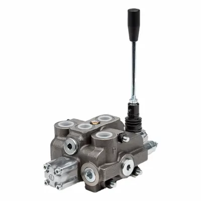 HYDRO CUSTOM Hydraulic Directional Control Valve: Four-Way / Three Positions - Stack Valve Working Sections