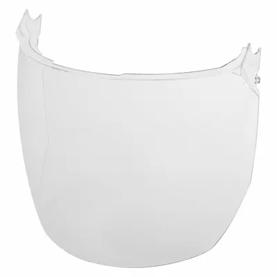MILWAUKEE Face Shield Visor: 11 in Overall Wd, 9 in Overall Ht, Clear, Reusable - General Purpose Replacement Visors